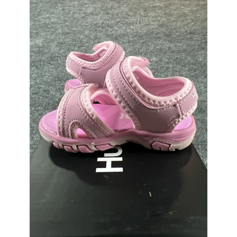 NIB Hurley Loni Toddler Girls Sport Water Sandals Pink Multi Size 5